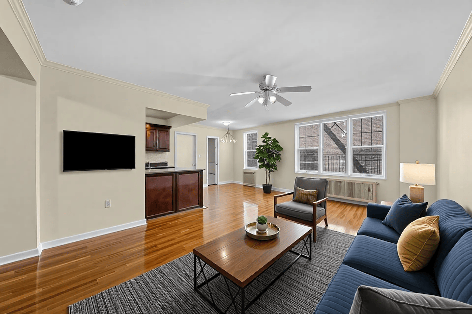 Building exterior and entrance