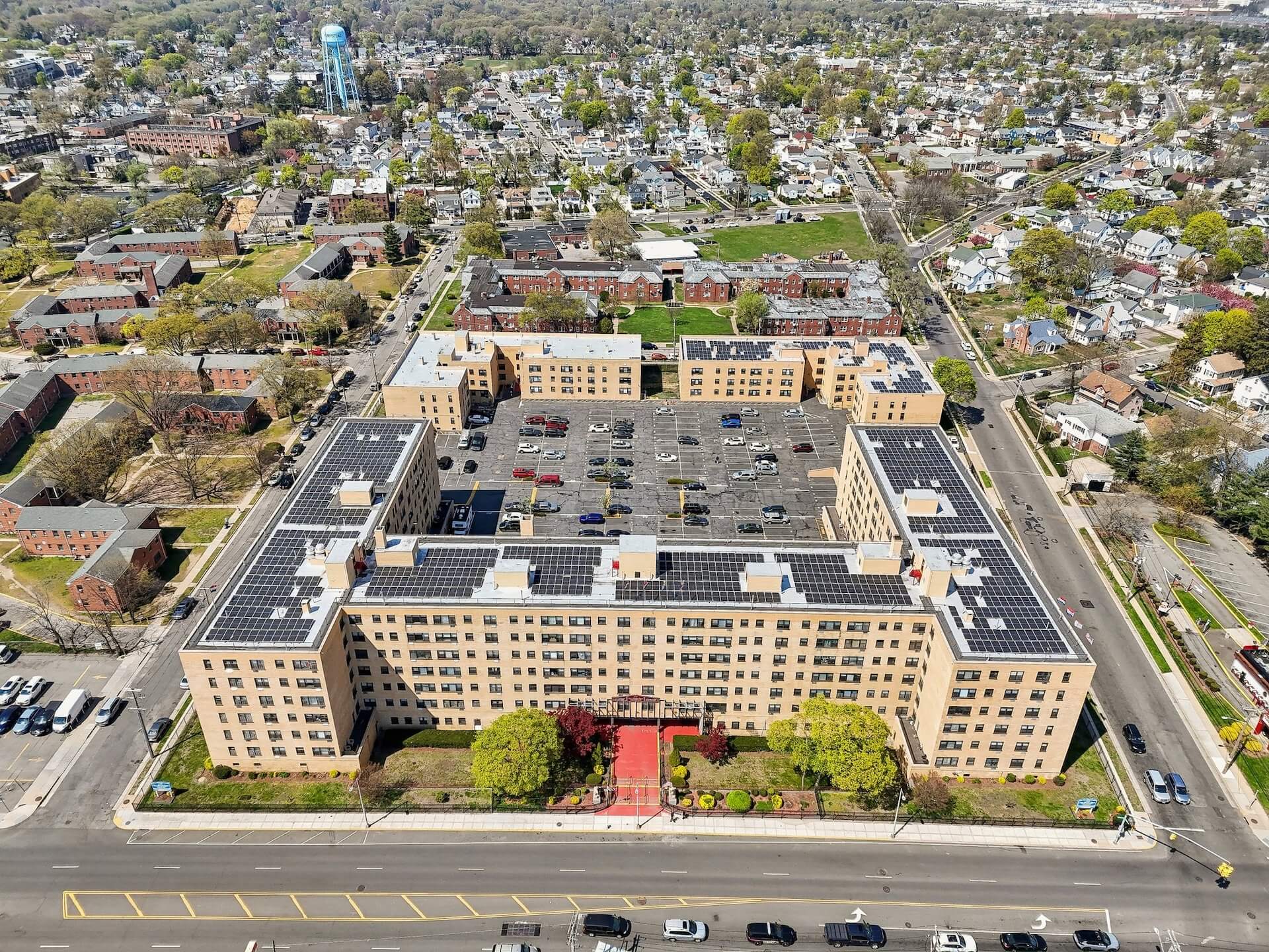 Building exterior and entrance